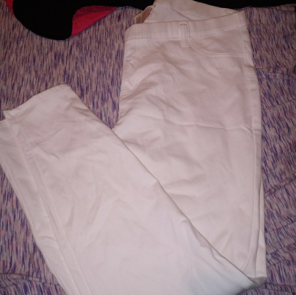 White leggings